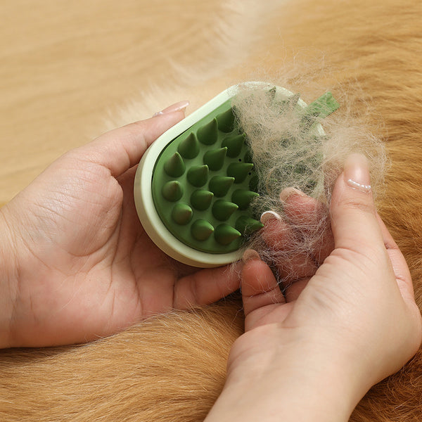 Soft Silicone Pets Hair Remover Comb Handheld Bath Shower Hair Shampoo Massage Brush